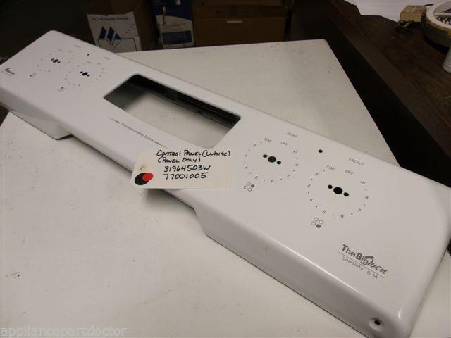 AMANA STOVE 31964503W 77001005 Panel, Control-screened Panel Only MINOR BLEMISH AMANA STOVE 31964503W 77001005 Panel, Control-screened Panel Only MINOR BLEMISH